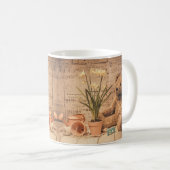 Mug Anniversaire de jardinage d'ours de nounours ou (Devant droit)