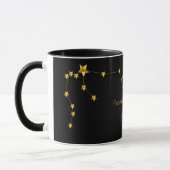 Mug Anniversaire de la constellation d'étoiles Aquariu (Gauche)