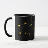 Mug Anniversaire de la constellation d'étoiles Caprico (Gauche)