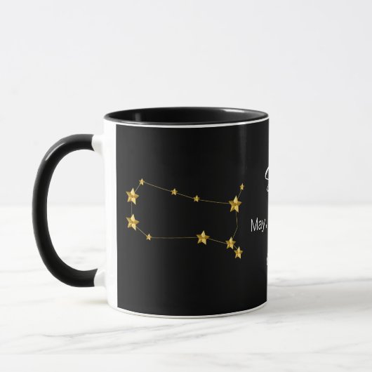 Mug Anniversaire de la constellation d'étoiles Gemini  (Gauche)
