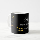 Mug Anniversaire de la constellation d'étoiles Pisces  (Devant gauche)