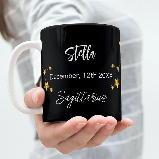 Mug Anniversaire de la constellation d'étoiles Sagitta