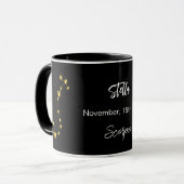 Mug Anniversaire de la constellation d'étoiles Scorpio (Devant gauche)