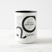 Mug Anniversaire de la décennie blanche (Centre)