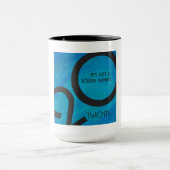 Mug Anniversaire de la Décennie bleue (Centre)