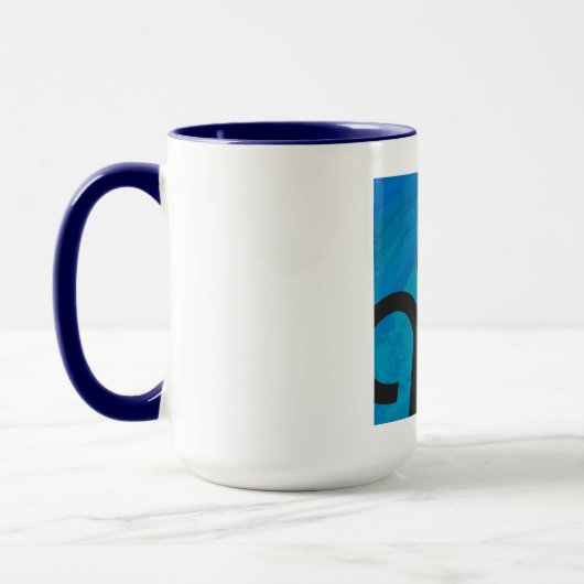 Mug Anniversaire de la Décennie bleue (Gauche)