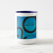 Mug Anniversaire de la Décennie bleue (Centre)