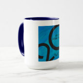 Mug Anniversaire de la Décennie bleue (Devant gauche)