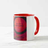 Mug Anniversaire de la Décennie Rouge (Devant droit)