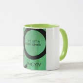 Mug Anniversaire de la Décennie verte (Devant droit)