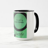 Mug Anniversaire de la Décennie verte (Devant droit)