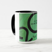 Mug Anniversaire de la Décennie verte (Devant gauche)