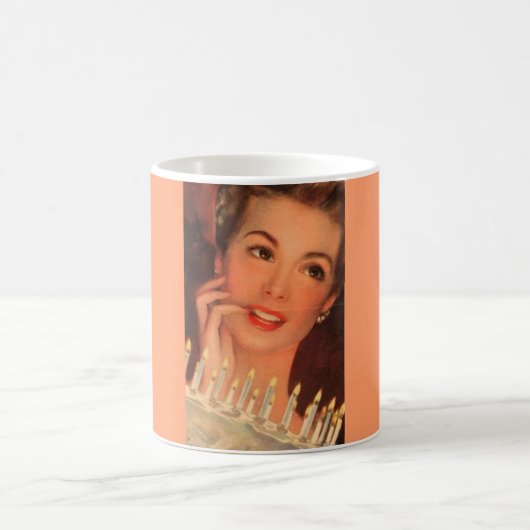 Mug Anniversaire de la ménagère rétro (Centre)