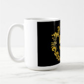 Mug Anniversaire de la Parties scintillant d'or de 50  (Gauche)