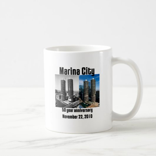 Mug Anniversaire de la ville 50-Year de marina (Droite)