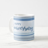 Mug Anniversaire de l'employé commercial Aquarelle gri (Devant gauche)