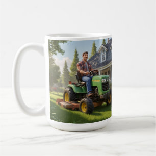 Mug Anniversaire de l'homme de tondeuse