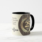 Mug Anniversaire de longévité de l'employé personnalis (Devant droit)