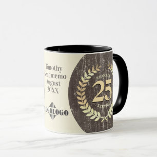 Mug Anniversaire de longévité de l'employé personnalis
