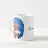 Mug Anniversaire de l'ours et du lapin de l'étreinte N (Devant gauche)