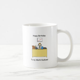 Mug Anniversaire de mari de travail joyeux