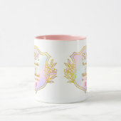 Mug Anniversaire de mariage avec monogramme à initiale (Centre)