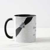 Mug Anniversaire de mariage de damassé soixantième (Gauche)