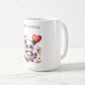 Mug Anniversaire de Panda Pilote (Devant droit)