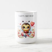 Mug Anniversaire de Pilote Abeille (Centre)