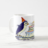 Mug Anniversaire de pingouin (Devant gauche)