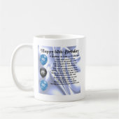 Mug Anniversaire de poème de beau-frère soixantième (Gauche)