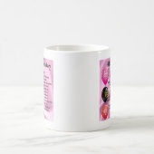 Mug anniversaire de poème de fille joyeux (Centre)