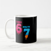 Mug Anniversaire de sept ans J'avais 6 ans maintenant (Gauche)
