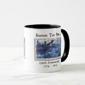 Mug Anniversaire de thé de Boston 250th (Devant droit)