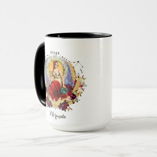 Mug Anniversaire de Virgo Zodiac (Devant gauche)