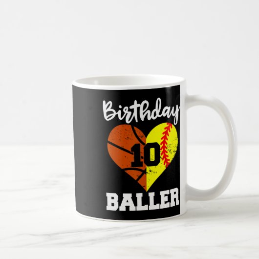 Mug Anniversaire des 10 ans drôle enfant de 10 ans Sof (Droite)