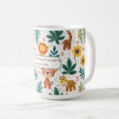 Mug Anniversaire des enfants en forme de jungle (Devant droit)