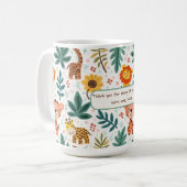 Mug Anniversaire des enfants en forme de jungle (Devant gauche)
