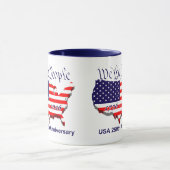 Mug Anniversaire des Etats-Unis 250th (Centre)