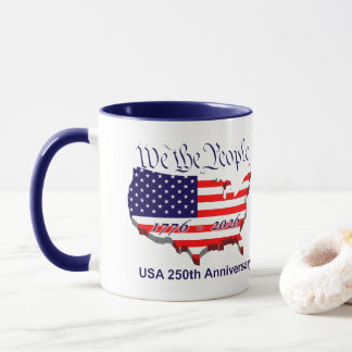 Mug Anniversaire des Etats-Unis 250th
