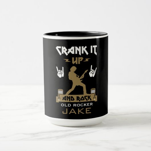 Mug Anniversaire des Rockers de 60 ans (Centre)