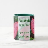 Mug Anniversaire d'état d'Hawaï cinquantième (Centre)