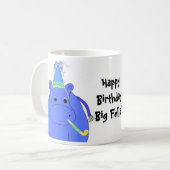 Mug Anniversaire d'Hippopotame Gros Luron (Devant gauche)