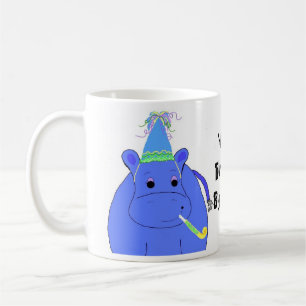 Mug Anniversaire d'Hippopotame Gros Luron