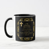 MUG ANNIVERSAIRE D'ORDRE DE DEACON TOUTES LES ANNÉES - (Gauche)