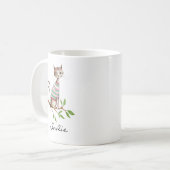 Mug Anniversaire Drôle Chat Cute Chat Maman Personnali (Devant gauche)