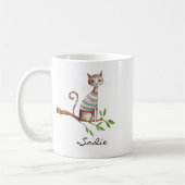 Mug Anniversaire Drôle Chat Cute Chat Maman Personnali (Gauche)