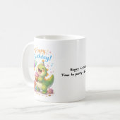 Mug Anniversaire Drôle de Dinosaure – “C'est l'heu (Devant gauche)