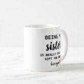 Mug Anniversaire drôle de Sister Gift (Devant droit)