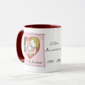 Mug Anniversaire du coton (Devant gauche)